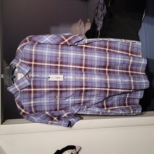 ⭐️⭐️ROWM men's plaid short sleeve shirt.